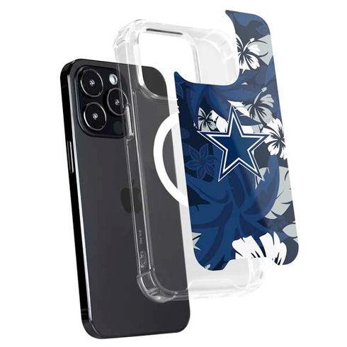 NFL Dallas Cowboys Tropical Print iPhone 16 Pro MagSafe Case